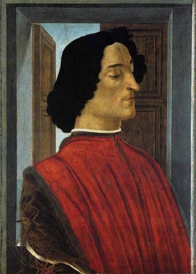 BOTTICELLI, Sandro Portrait of Giuliano de Medici China oil painting art